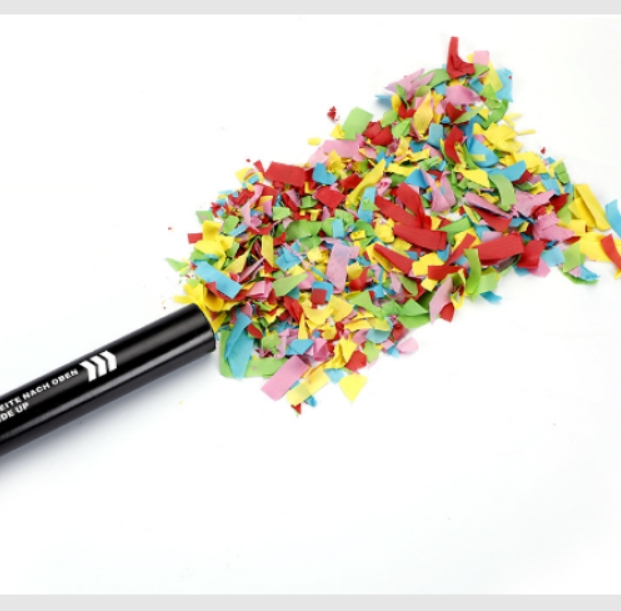 Metallic Electronic Confetti Cannon