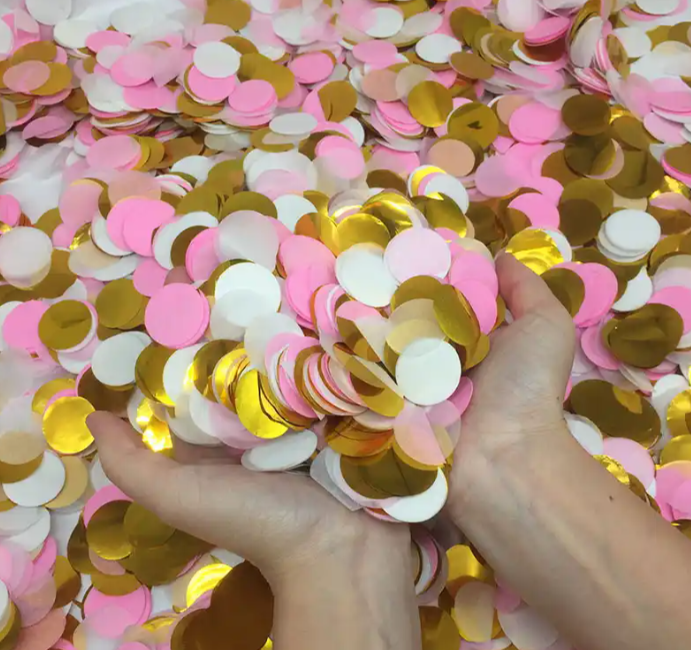 Min Round Metallic Confetti 10kg