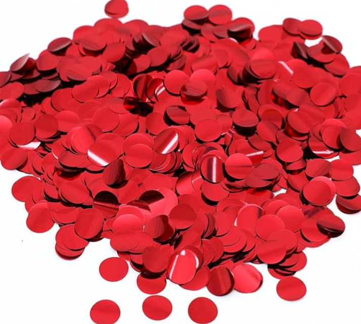 Min Round Metallic Confetti 10kg